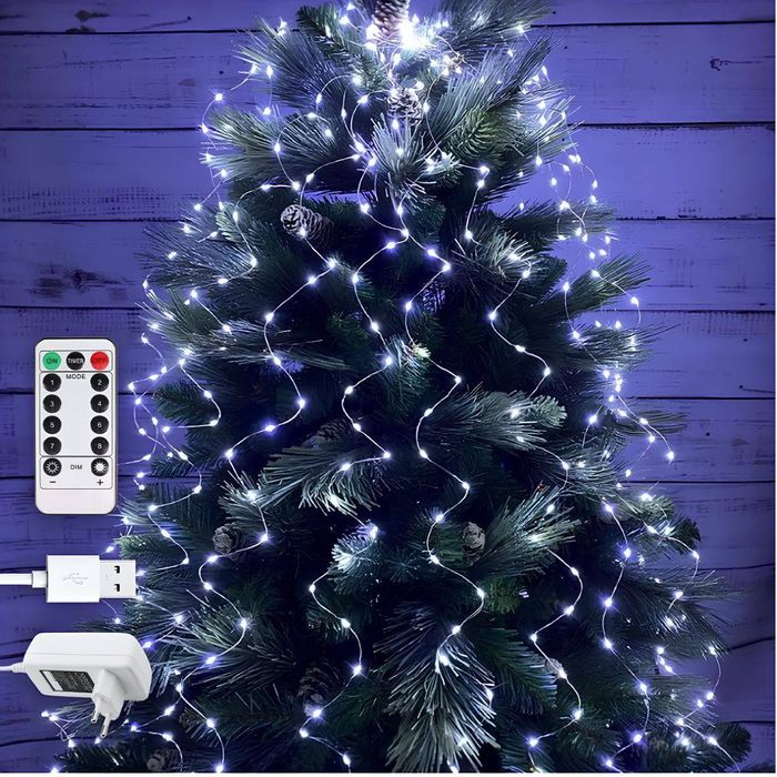 Гирлянда Конский хвост с пультом 20 нитей, Новогодняя гирлянда от USB