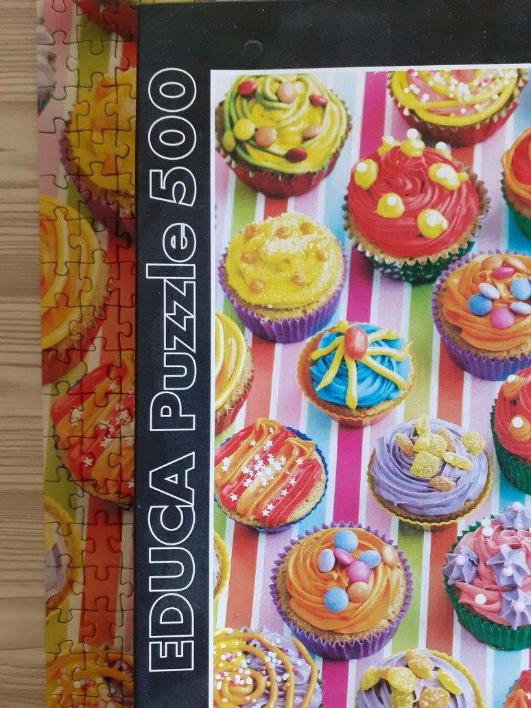 Puzzle 500 Colorful Cupcakes