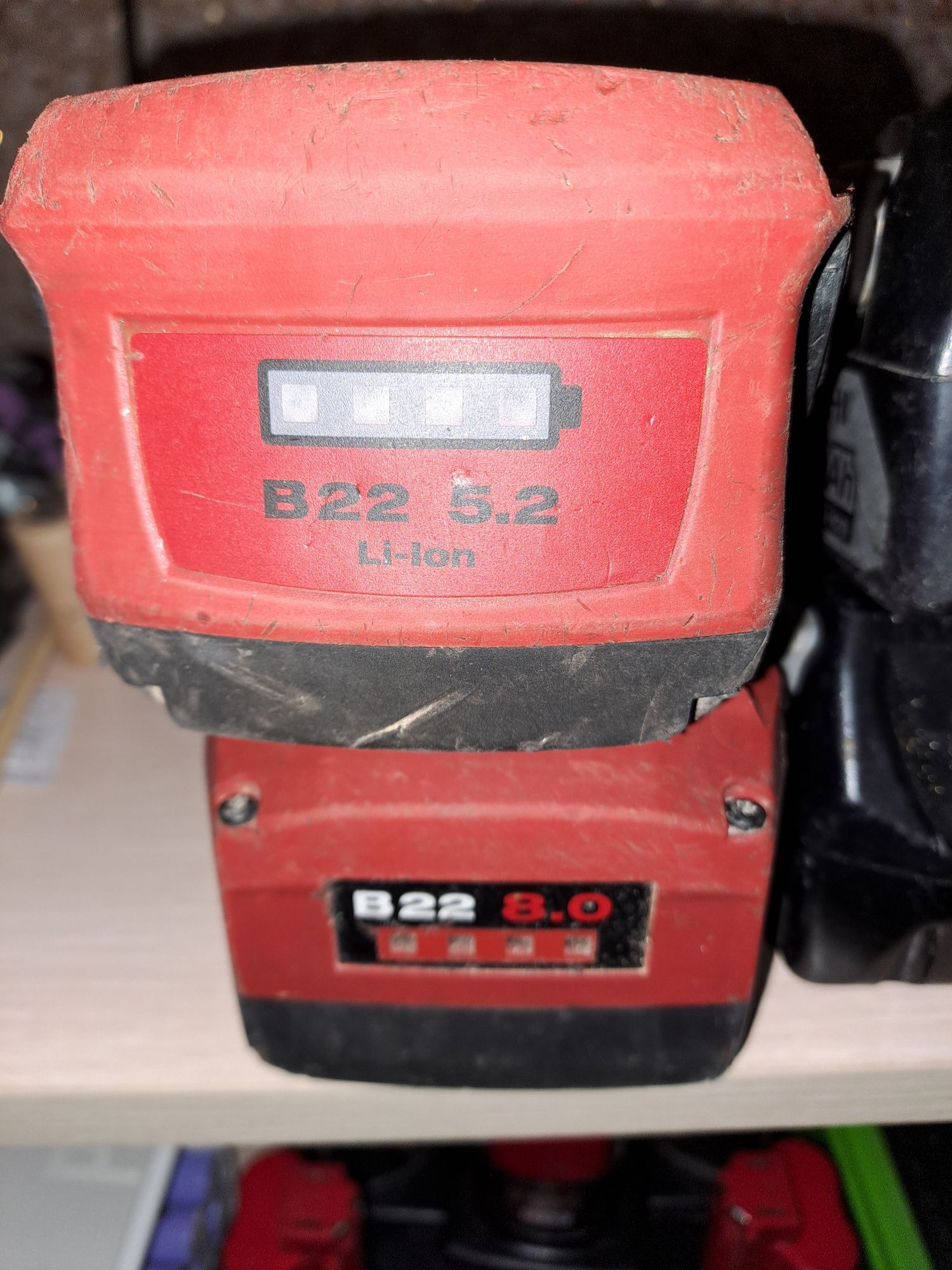 Аккумулятор Hilti B22 5.2A та 8А