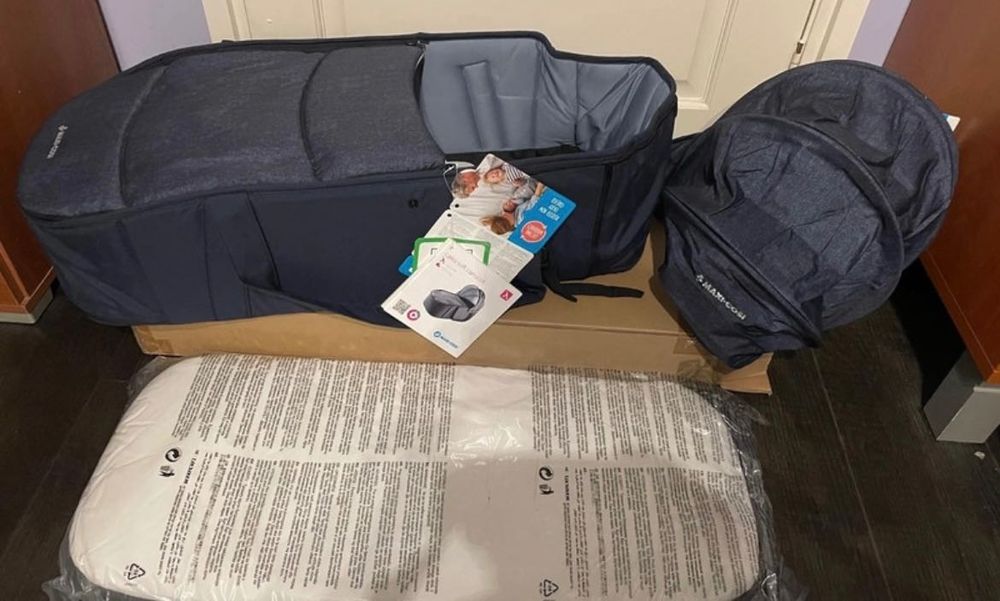 Alcofa Nova com caixa e etiqueta