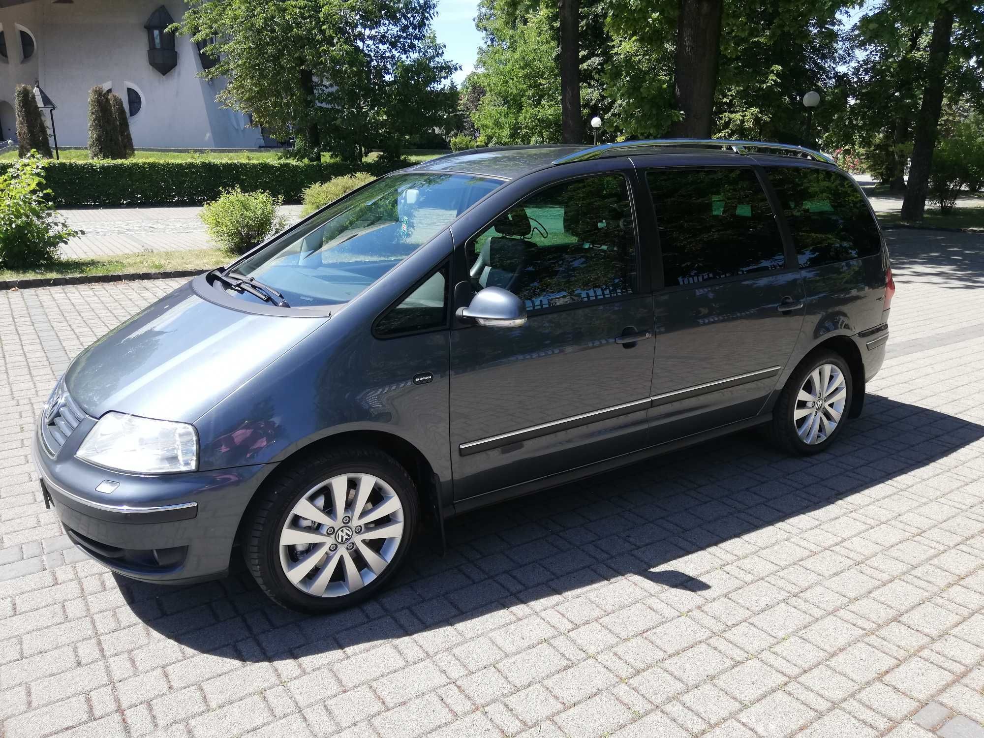 VW sharan 1,9TDI 4x4, klima, alufelgi, skora, tempomat,7 osobowe