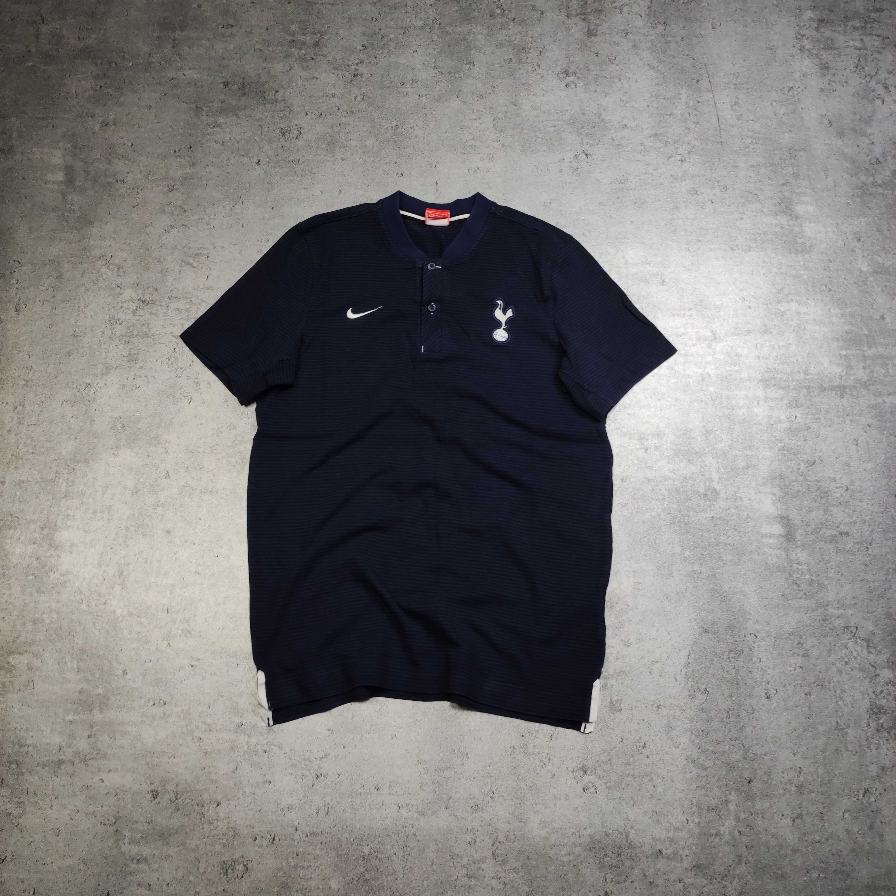 MĘSKA Koszulka Bawełna Casual Kołnierzyk Tottenham Londyn Nike Footbal