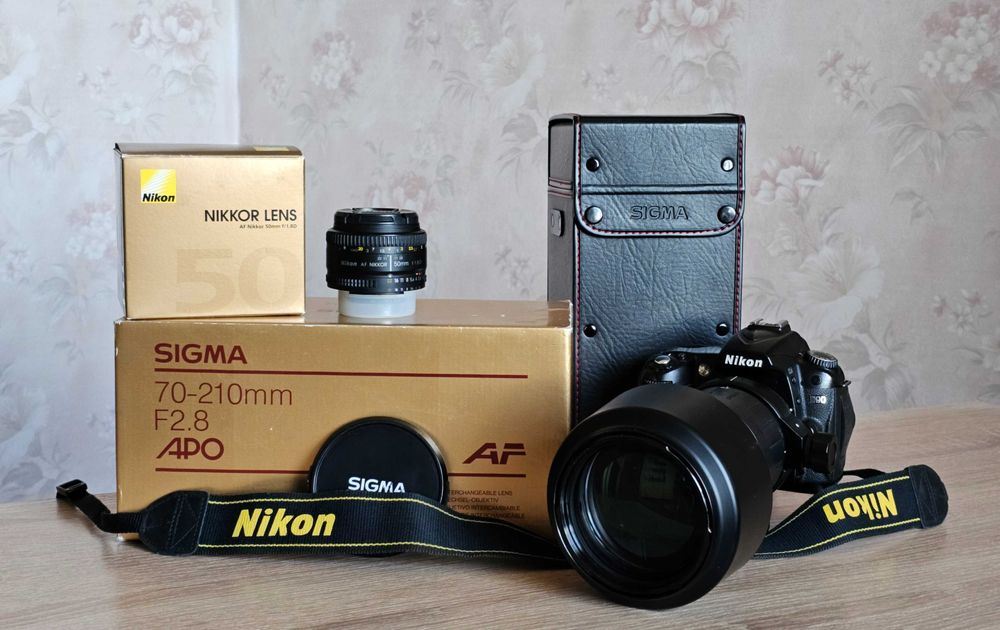 Напівпрофесійна камера Nikon D90 + 2 якісні обʼєктиви