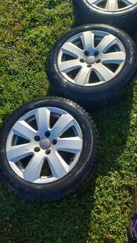 Alufelgi AUDI 16 5x112 + dobre opony zimowe