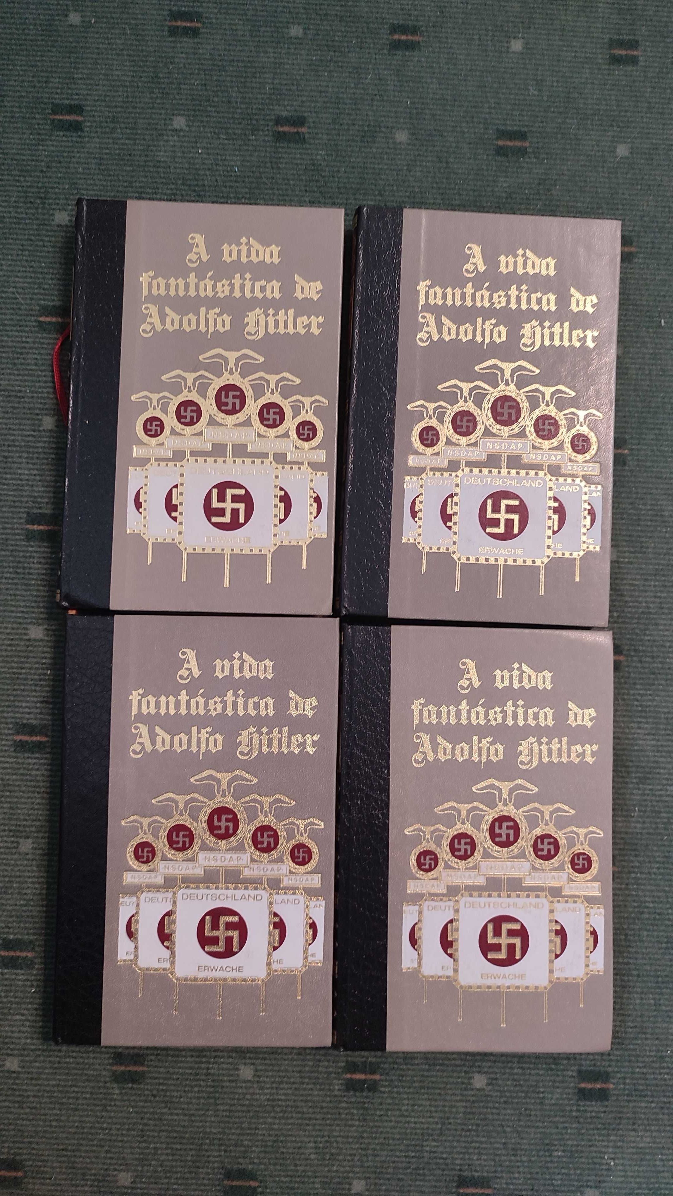 A Vida fantástica de Adolfo Hitler - 4 volumes