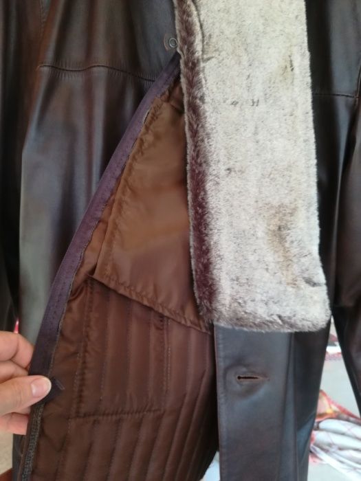 Kurtka skórzana męska
