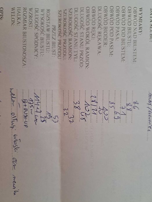 Suknia ślubna glamour Warszawa