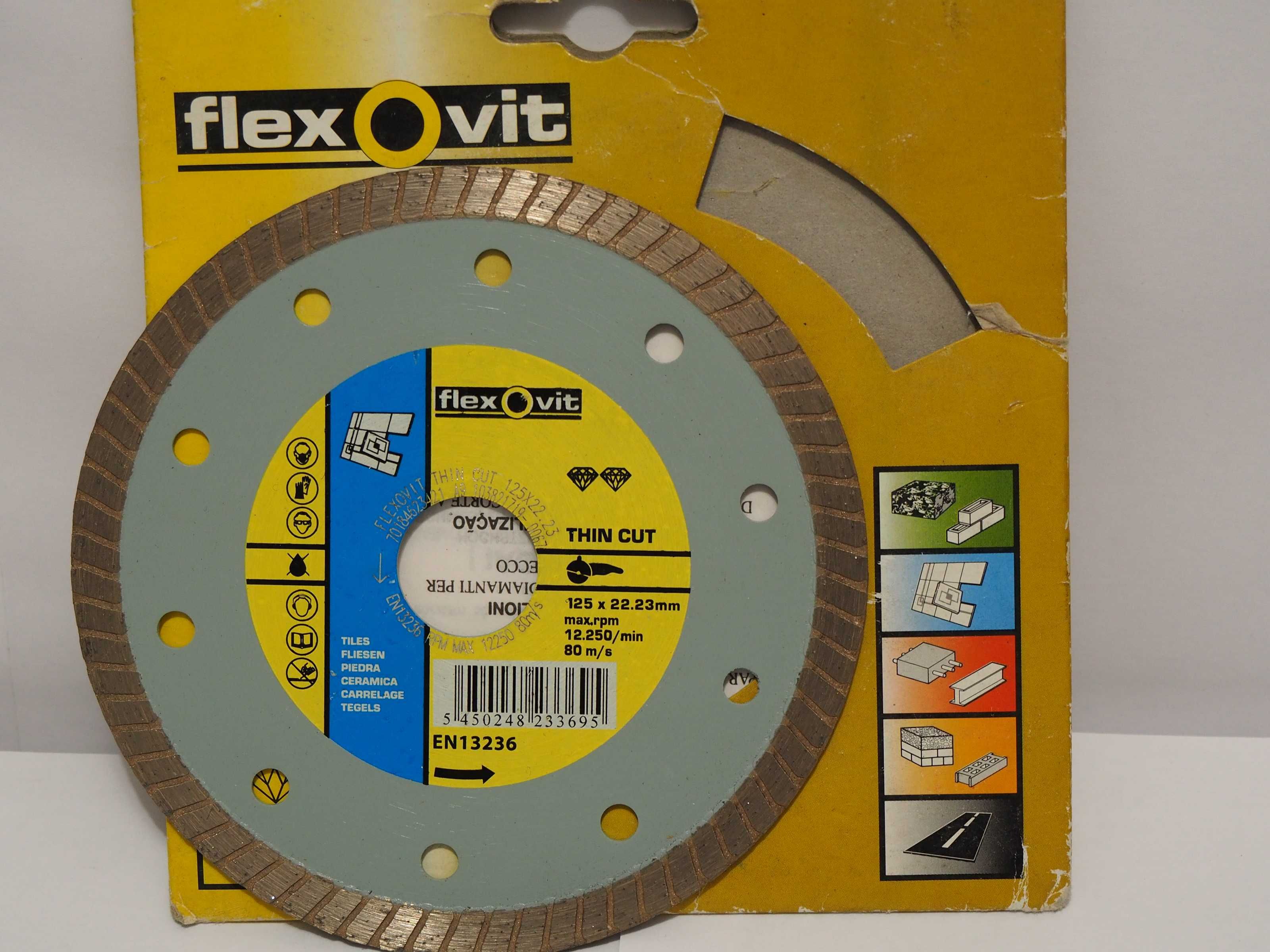 FLEXOVIT tarcza diamentowa 125mm Turbo Super cienka wurth tyrolit