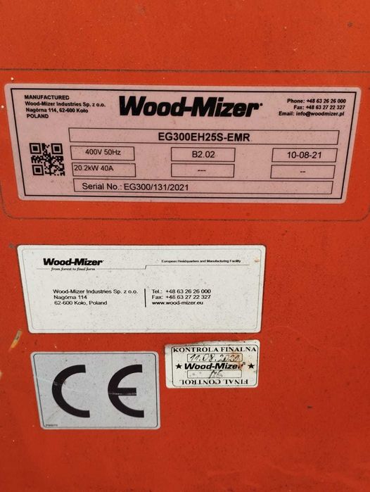 Obrzynarka / Wielopiła EG300 Wood-Mizer Laserowe wskaźniki cięcia