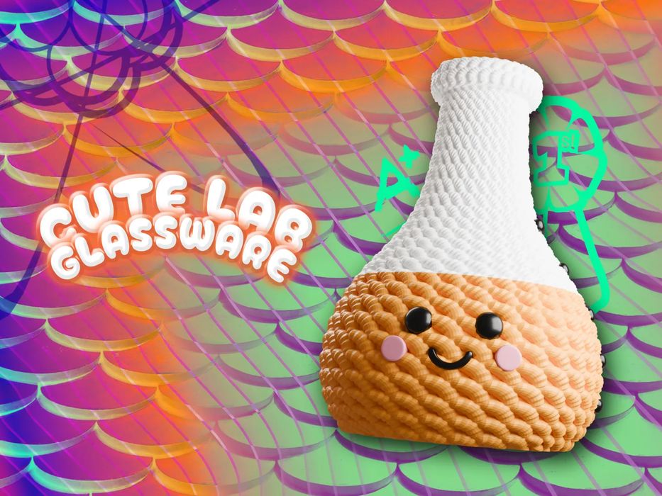 Garrafa de Laboratório em Croché Adorável