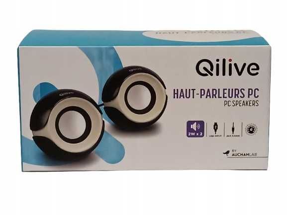 Kompaktowe głośniki PC 2.0 o znamionowej mocy 6W QILIVE
