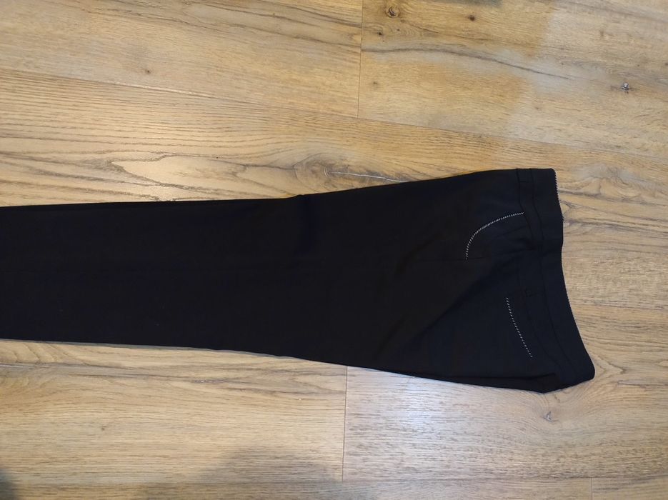 Czarne eleganckie spodnie roz 46