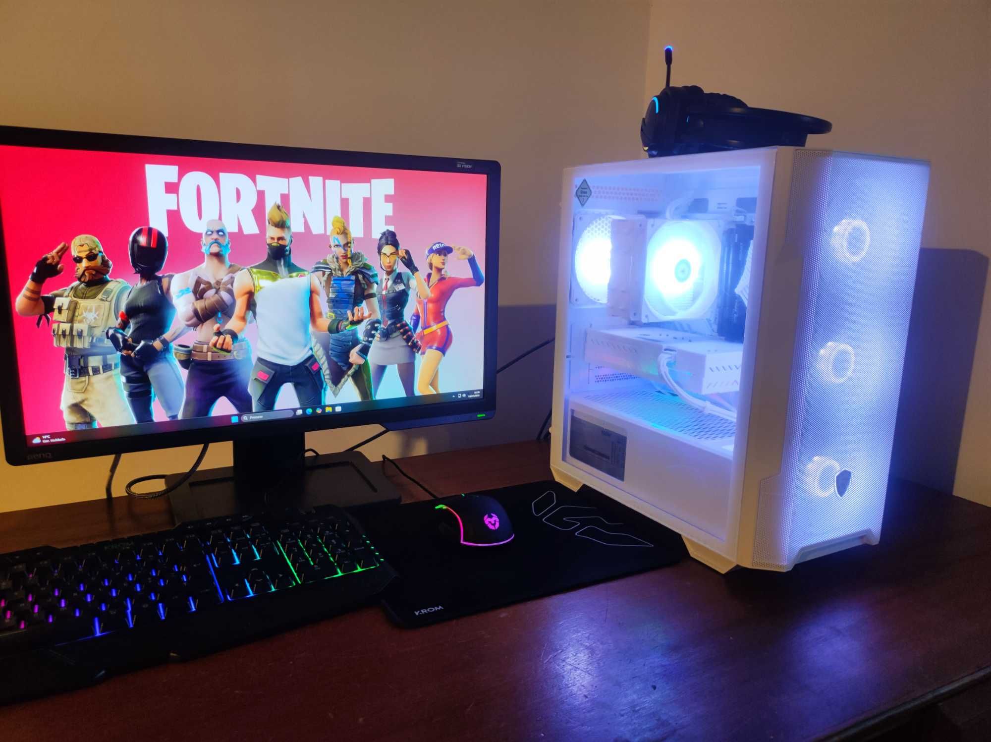 PC Gaming Ryzen 2600 3.7GHz / RX 580 8GB / 16GB 3200 / RGB / SSD+HDD
