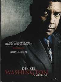 Dvd Caixa com 3 filmes de Denzel Washington