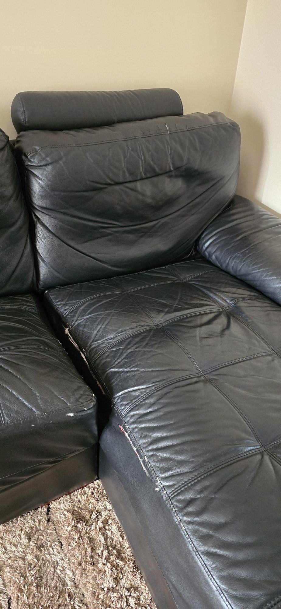 Sofá com chaise long