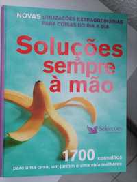 Livro novo "Soluções sempre à mão" com remédios caseiros, dicas, ect