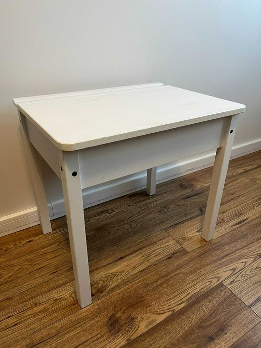 Biurko otwierane dla dziecka - białe IKEA