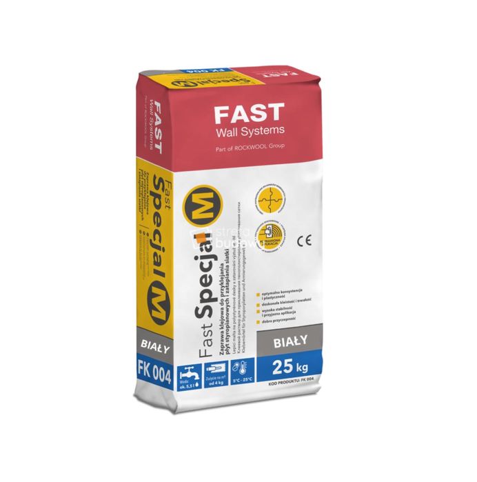 Klej do styropianu i zatapiania siatki Fast Specjal M Biały