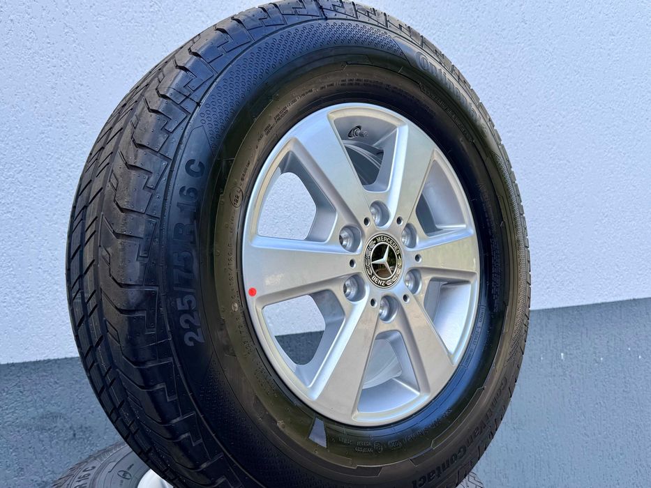 5x Alufelgi Mercedes Sprinter 910 Oryginalne Letnie Czujniki ZOBACZ
