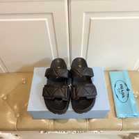 Prada padded nappa klapki