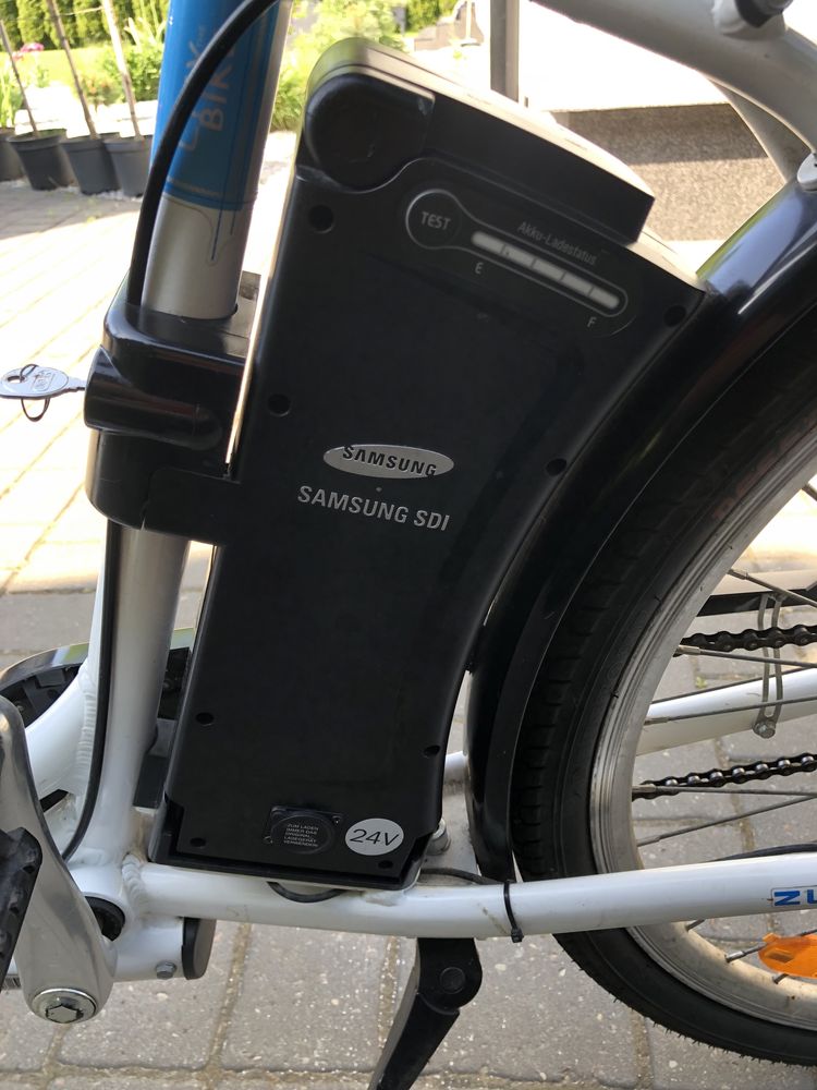 Rower Elektryczny dwie baterie
