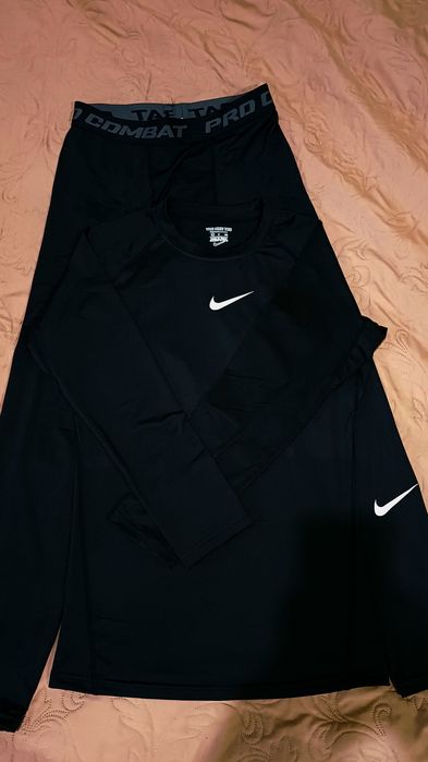 Термобілизна Nike Combat Pro у розмірі L у чорному кольорі)