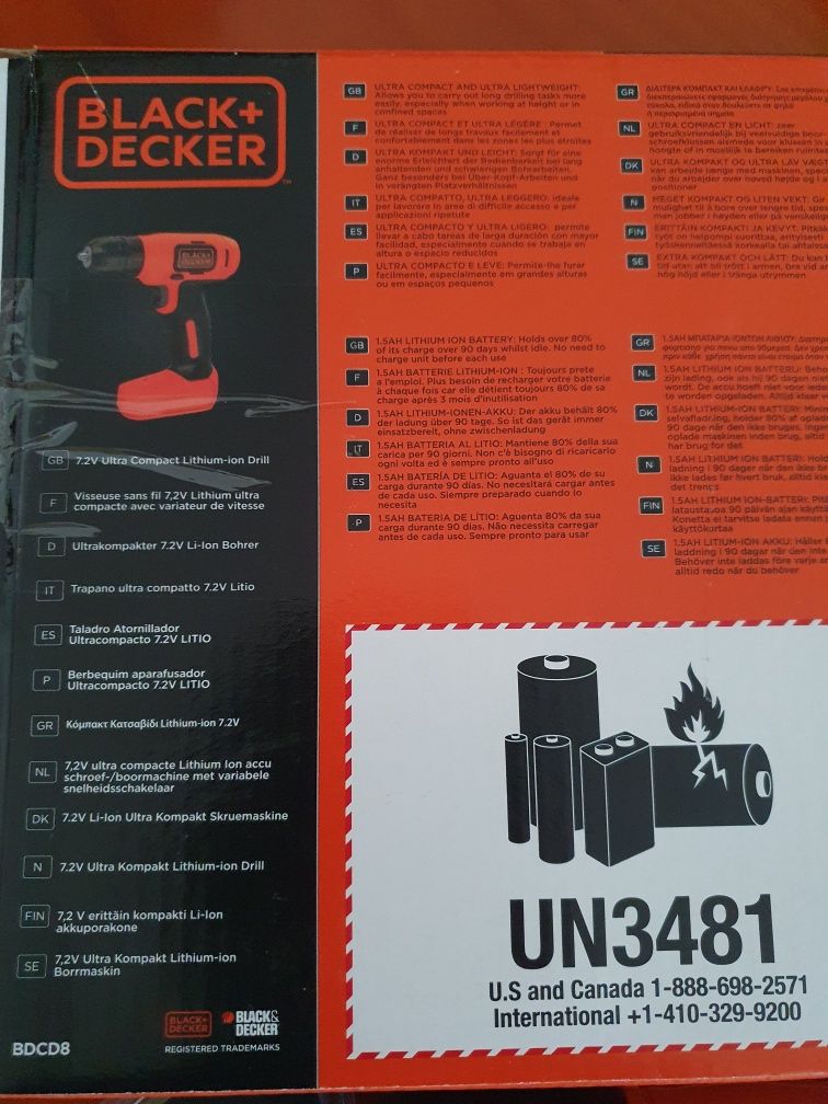 Black+Decker BDC8-QW