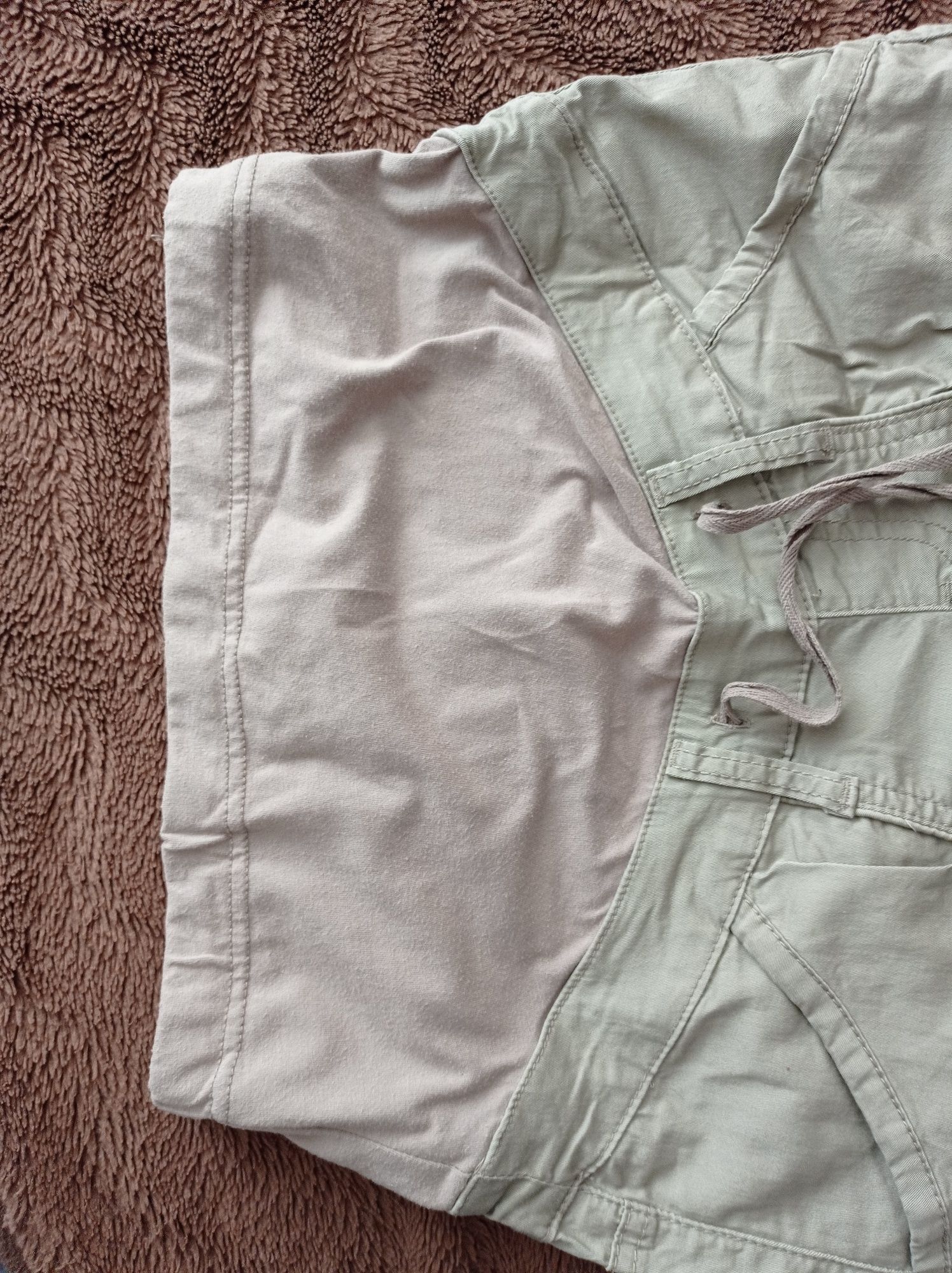 Spodnie ciążowe  kolor khaki