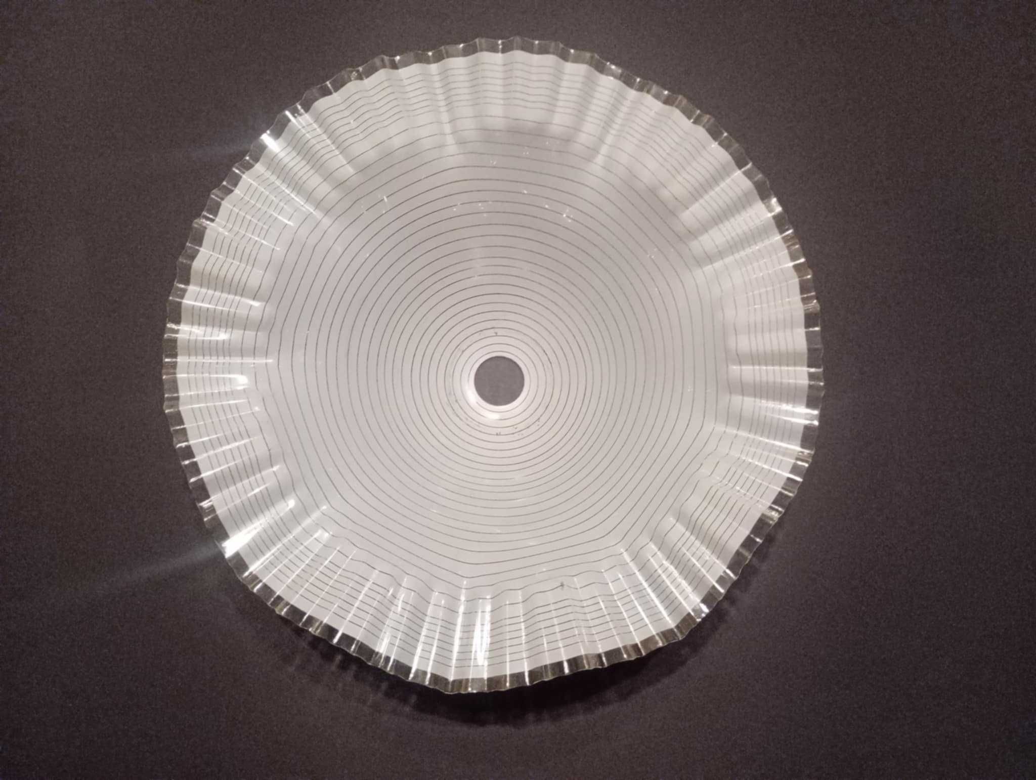 Klosz duży do oprawki E27 Duża żarówka. plastikowy