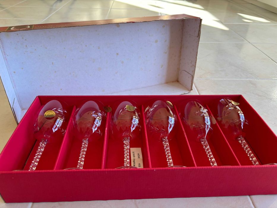 Fleury Taille Epi by Cristal D'Arques n3 taças de vinho