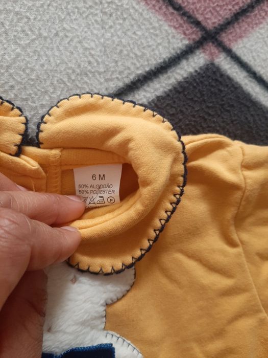 Conj 2 peças cardadas