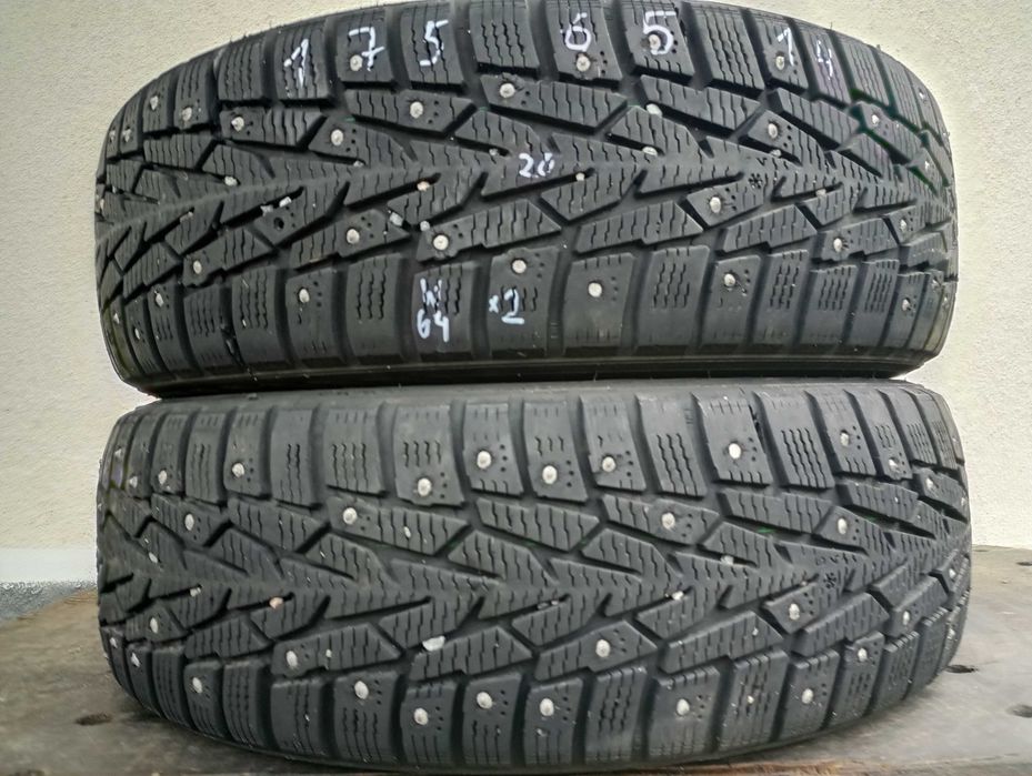 175/65 r14 -2шт- Nokian 20р. зима шини резина 175 65 14 (w64*2)