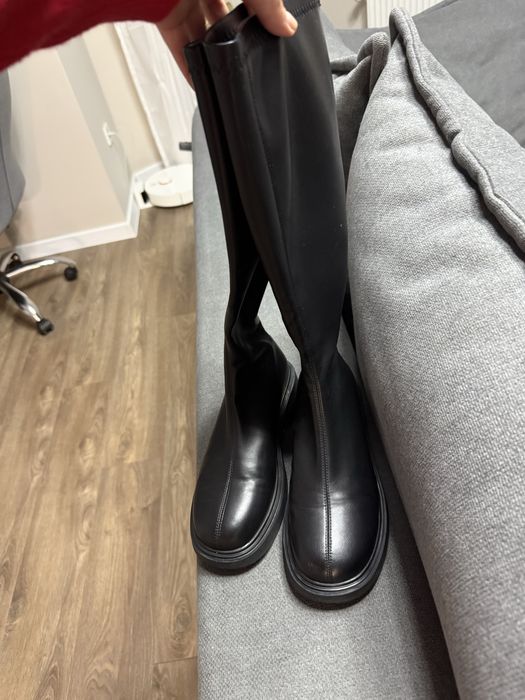 Чоботи панчохи, демісезонні чоботи в ідеальному стані.