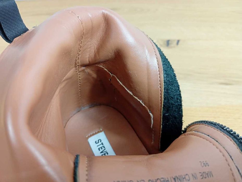 STEVE MADDEN KOMMBAT, trzewiki, skóra naturalna, rozmiar 41