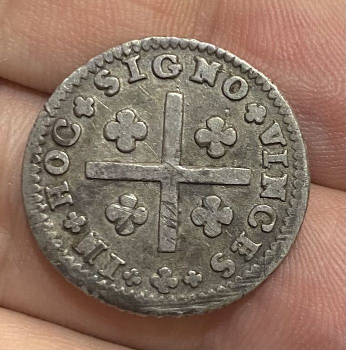 Moeda Tostao 100 Reis D JOAO V