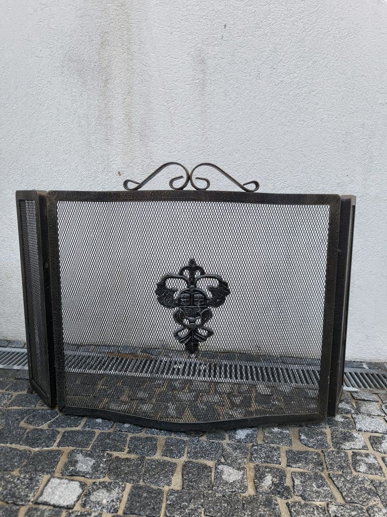 Grelha proteção Lareira