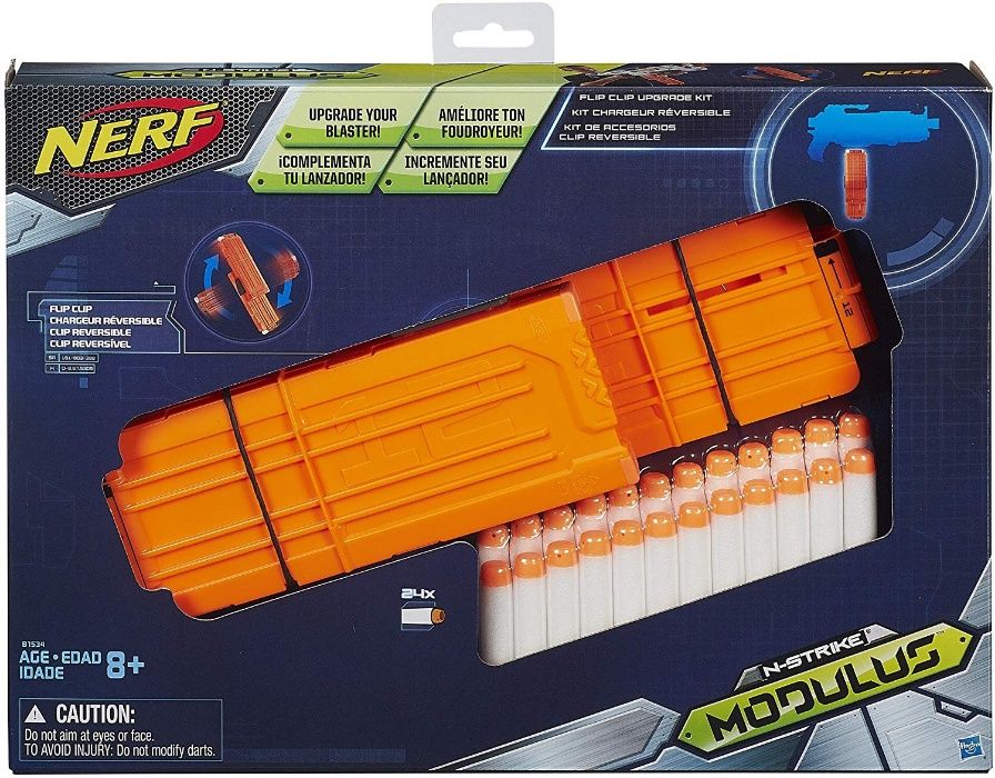 Набор Запасливый Боец Нерф Nerf Modulus Flip Clip B1534