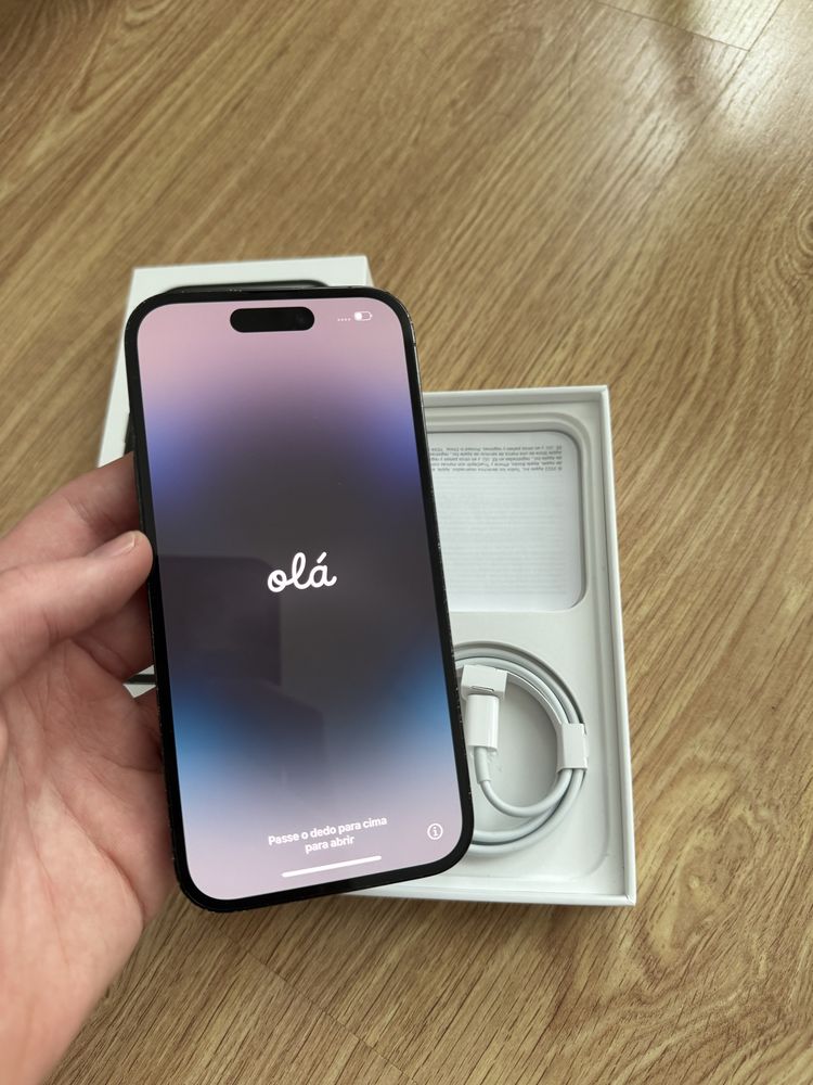 Iphone 14 pro de 128gb com fatura e garantia