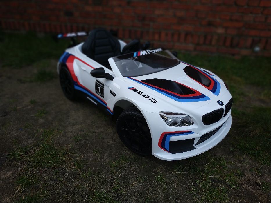 Auto na Akumulator BMW M6 GT3 # "KLIMATYZACJA " PILOT # SKÓRA