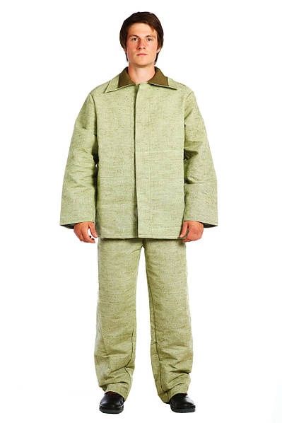 Штаны от костюма сварщика брезент. Рост 182-188 см, размер 60-62