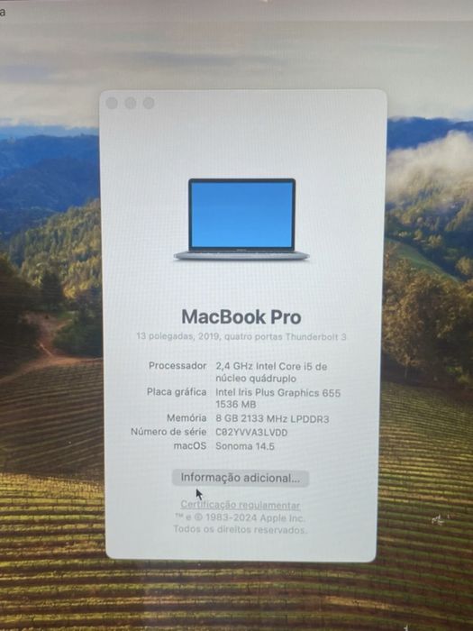MacBook Pro 2019, 512 GB