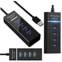 HUB USB 3.0 4 Porty Pasywny Przedłużacz 4x USB 30cm  Multiport