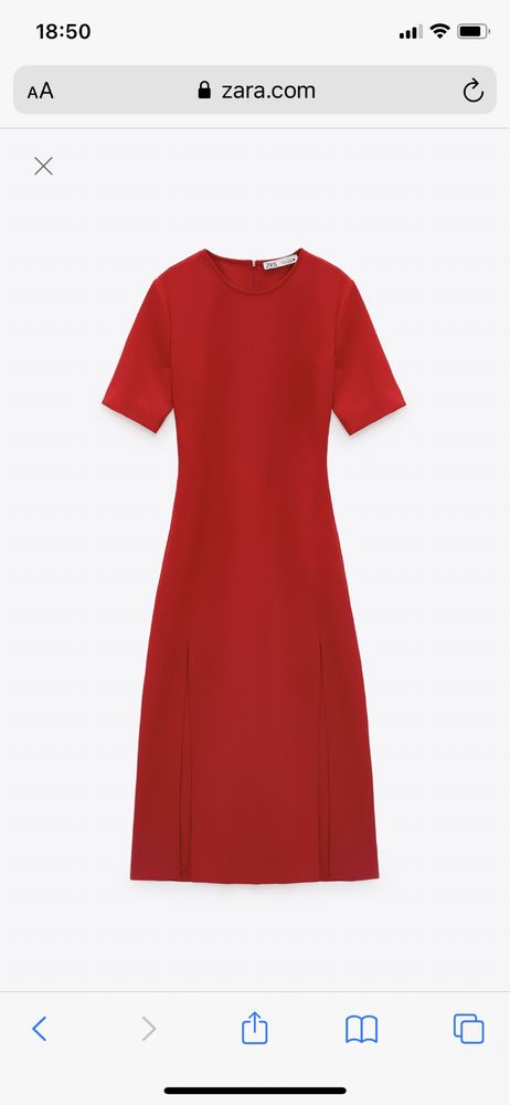 Платье zara размер л на м
