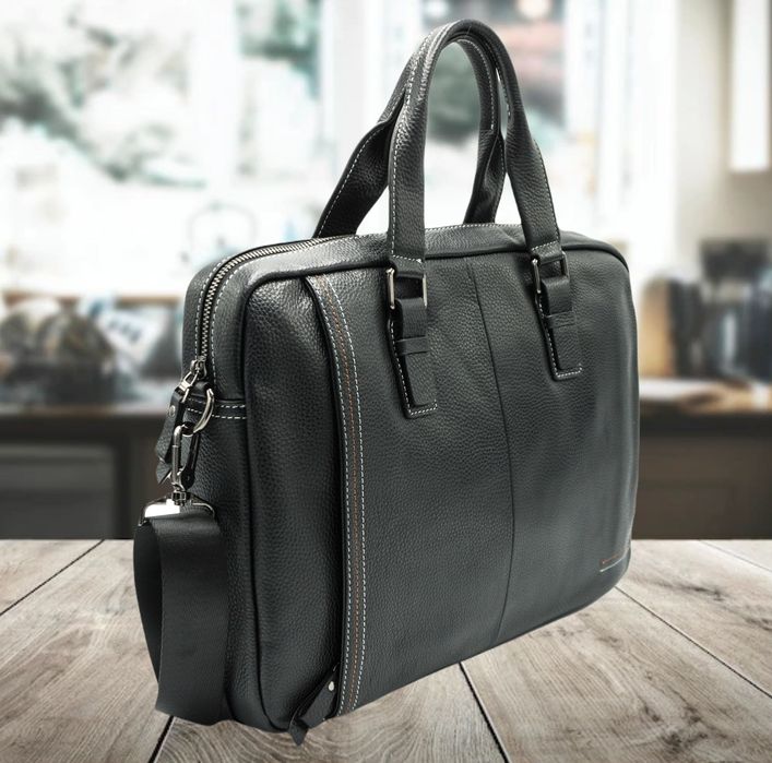 Кожаная сумка для ноутбука, макбука, нетбука, планшета