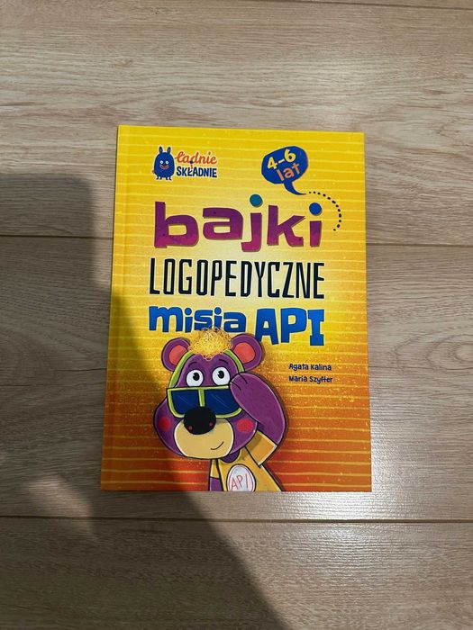 Bajki logopedyczne misia API - książka logopedyczna - jak nowa
