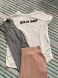 Mama bluzka + t-shirt + spodnie L 40