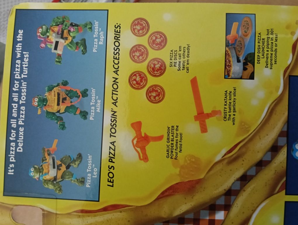 Tartaruga Ninja com lançador de pizzas