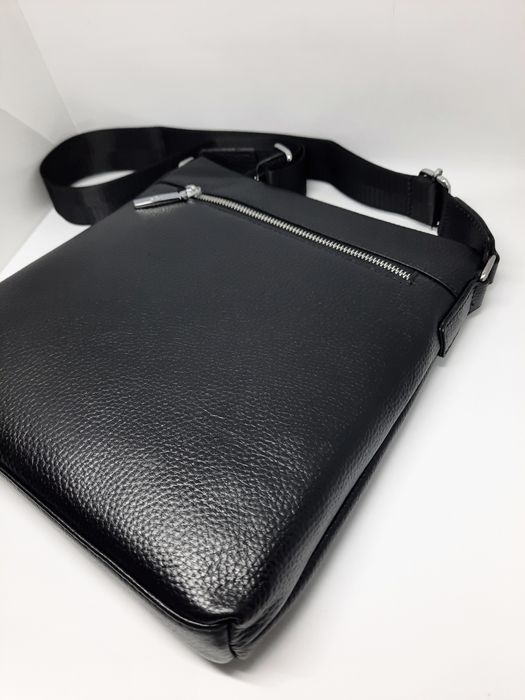 Чоловіча сумка шкіряна барсетка | Мужская кожаная сумка через плечо