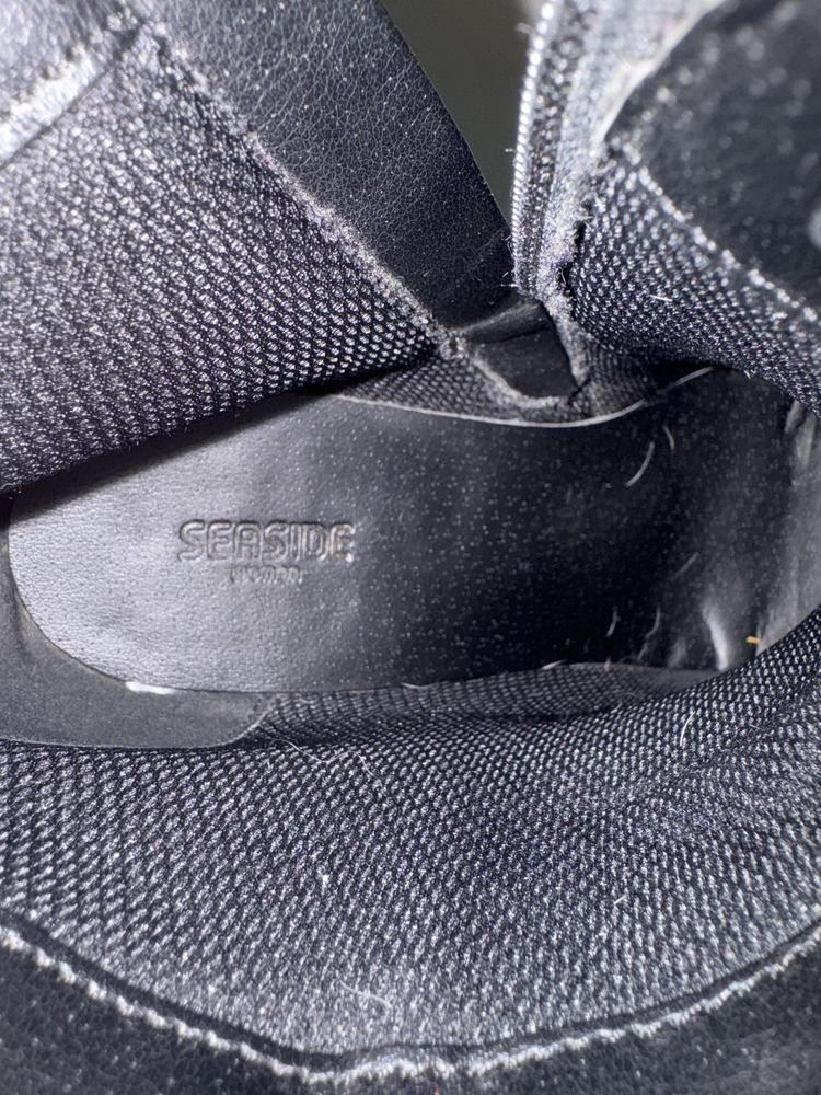 Botins Seaside tamanho 37 pretos bom estado