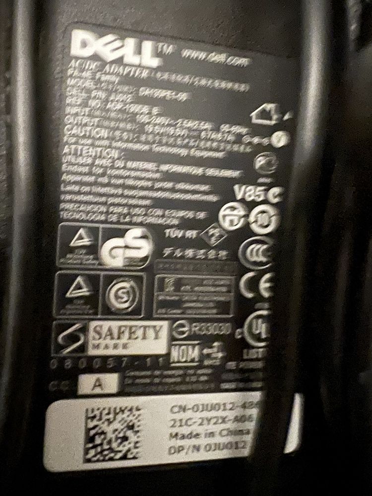 Зарядні пристроі до ноутбуків Dell оптом .Ідеальний стан .Є ще до Hp